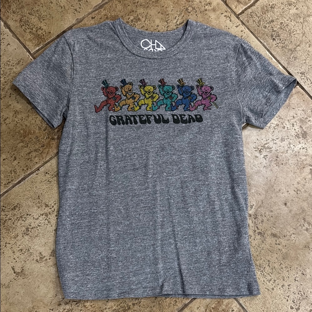 Gray Grateful Dead Graphic T-Shirt